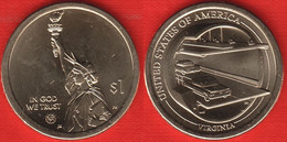 USA 1 Dollar 2021 D Mint "American Innovation - Virginia, Tunnel" UNC - 2000-…: Sacagawea