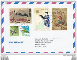 37-11 - Enveloppe Envoyée Du Japon En Argentine - Brieven En Documenten