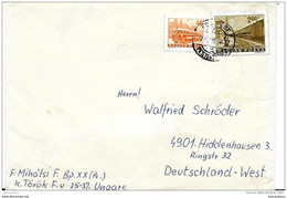 234 - 11 -   Enveloppe Envoyée De Hongrie En Allemagne - Storia Postale