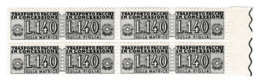 ITALIA  ITALY  Repubblica 1955 1984 Pacchi In Concessione Quartina Lire 140 Filigrana Stelle MNH - Colis-concession