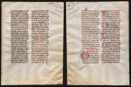 Missal Missale Manuscript Manuscrit Handschrift - (Blatt / Leaf CCLXXV) - Teatro & Script