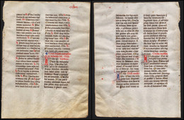 Missal Missale Manuscript Manuscrit Handschrift - (Blatt / Leaf CCLXXIII) - Theater & Drehbücher