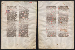 Missal Missale Manuscript Manuscrit Handschrift - (Blatt / Leaf CCLXVII) - Teatro & Script