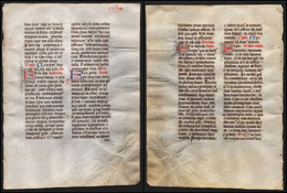 Missal Missale Manuscript Manuscrit Handschrift - (Blatt / Leaf CCLXXII) - Theater & Scripts