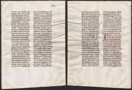 Missal Missale Manuscript Manuscrit Handschrift - (Blatt / Leaf XLVII) - Theater & Drehbücher