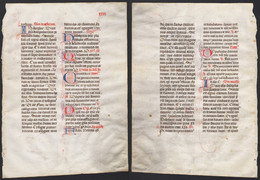 Missal Missale Manuscript Manuscrit Handschrift - (Blatt / Leaf XXIII) - Théâtre & Scripts