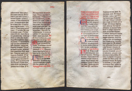 Missal Missale Manuscript Manuscrit Handschrift - (Blatt / Leaf XXIIII) - Théâtre & Scripts