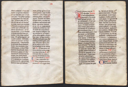 Missal Missale Manuscript Manuscrit Handschrift - (Blatt / Leaf XXV) - Theater & Scripts