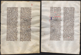 Missal Missale Manuscript Manuscrit Handschrift - (Blatt / Leaf LX) - Teatro & Script