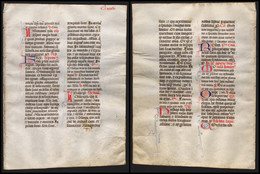 Missal Missale Manuscript Manuscrit Handschrift - (Blatt / Leaf CLXXXXV) - Théâtre & Scripts