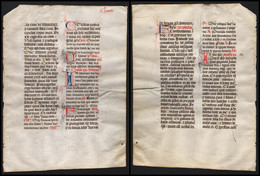 Missal Missale Manuscript Manuscrit Handschrift - (Blatt / Leaf CLXXXV) - Theatre & Scripts