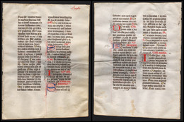 Missal Missale Manuscript Manuscrit Handschrift - (Blatt / Leaf CLXXXVI) - Teatro & Script