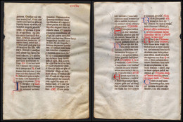 Missal Missale Manuscript Manuscrit Handschrift - (Blatt / Leaf CCCVII) - Theatre & Scripts