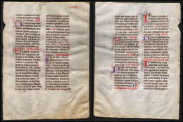 Missal Missale Manuscript Manuscrit Handschrift - (Blatt / Leaf CCCV) - Theater & Scripts