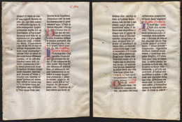 Missal Missale Manuscript Manuscrit Handschrift - (Blatt / Leaf CLVII) - Theater & Scripts