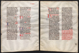 Missal Missale Manuscript Manuscrit Handschrift - (Blatt / Leaf CXXXIX) - Theatre & Scripts