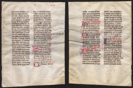 Missal Missale Manuscript Manuscrit Handschrift - (Blatt / Leaf CXLI) - Theater & Drehbücher