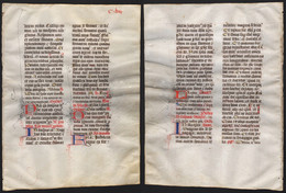 Missal Missale Manuscript Manuscrit Handschrift - (Blatt / Leaf CLVIII) - Theater & Drehbücher