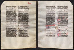 Missal Missale Manuscript Manuscrit Handschrift - (Blatt / Leaf LXXXVI) - Theater & Drehbücher