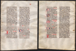 Missal Missale Manuscript Manuscrit Handschrift - (Blatt / Leaf LXV) - Theater & Drehbücher