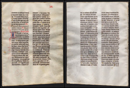 Missal Missale Manuscript Manuscrit Handschrift - (Blatt / Leaf LXVI) - Théâtre & Scripts