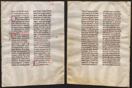 Missal Missale Manuscript Manuscrit Handschrift - (Blatt / Leaf CLXI) - Teatro & Sceneggiatura