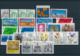 GERMANY Berlin West Jahrgang 1980 Stamps Year Set ** MNH Postfrisch - Complete Komplett Michel 614-636 Mit 615 A, C U. D - Unused Stamps