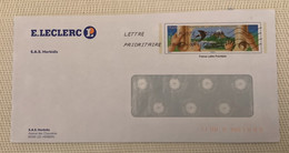 Entier Postal Repiquage Leclerc Timbre 3801 Charte De L’environnement Lettre Prioritaire Agrément N° 809 - PAP: TSC Und Halboffizielle Aufdrucke