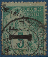 Colonies Francaises Sénégal N° 7 1fr Sur 5c Vert Oblitéré De DAKAR TTB & Signé R.CALVES - Nuovi