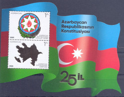 2020. Azerbaijan,  25y Of Constitution, S/s, Mint/** - Aserbaidschan