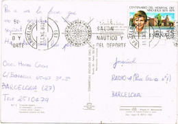 43075. Postal BARCELONA 1980. Rodillo Especial SALON Nautico Y Deporte - 1971-80 Covers