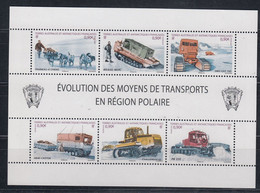 TAAF 2010 Transports En Région Polaire M/s ** Mnh (57416) - Blocs-feuillets