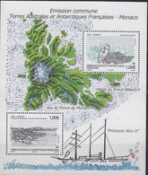 TAAF 2012 Joint Issue With Monaco M/s ** Mnh (57416A) - Blokken & Velletjes