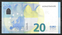 FRANCE - Draghi - EC - 20 € - E005 E4 - Used - 20 Euro