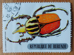 Mecynorrhina Oberthueri (Insecte/Animaux) - Burundi - 1970 - Used Stamps