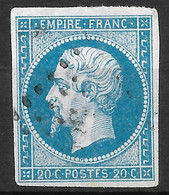 France-Yvert N°14Ah POSTFS Oblitéré - 1853-1860 Napoleon III