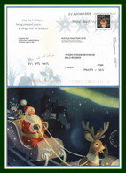 Canada Postage Paid Port Payé 2021 Christmas Père Noël > France,  Entier Postal Stationery Card Carte - Post Office Cards