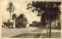 TRANI - Piazza Plebiscito - Monumento A M.R.Imbriani - VIAGGIATA - Rif. 208 PI - Trani