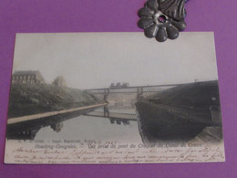 Houdeng-Goegnies   Vue Prise Du Pont Du Croquet Du Canal Du Centre  IIII TREIN   IIII - La Louvière
