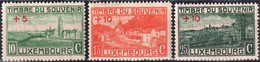 Luxembourg 1921 "The Erecting Of A War Memorial" 3v Quality:100% - 1921-27 Charlotte De Face