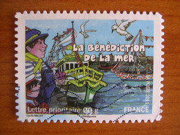 France  Obl   N° 570 Taches Bleues - Usati