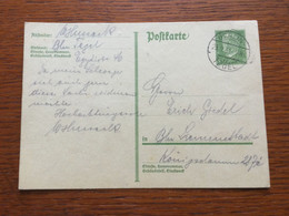 K26 Deutsches Reich Ganzsache Stationery Entier Postal P 180I Ortskarte Von Berlin-Tegel - Stamped Stationery