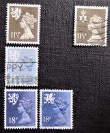 Timbres De Grande Bretagne Y&T N°  980_981_983_986_988 - Unclassified