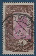 Colonies Francaises Cotes Des Somalis N°127 Oblitéré Dateur De Dirre Daoua Abyssinie !! Rareté !! - Used Stamps