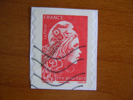 France  Obl   N° 1599 Trait Brun - Usados