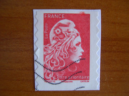 France  Obl   N° 1599 Tache Rouge - Usados