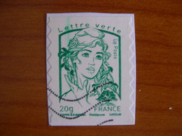 France  Obl   N° 858 Tache Verte - Used Stamps