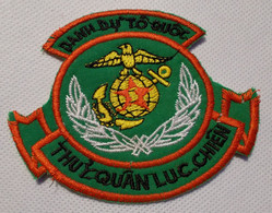 Ecusson/patch - Vietnam US Marine Corps - Danh Du To Quoc - Ecussons Tissu