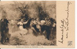 CPA SALON 1907 Autographe Du Peintre Lucien LAURENT GSELL (1860-1944) Tableau Le Festin De Grimaldi - Malerei & Gemälde