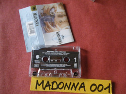 MADONNA K7 AUDIO VOIR PHOTO...ET REGARDEZ LES AUTRES (PLUSIEURS) (MADONNA 001) - Audio Tapes